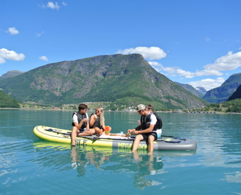 Mega-SUP Sognefjord, paddle, kayak